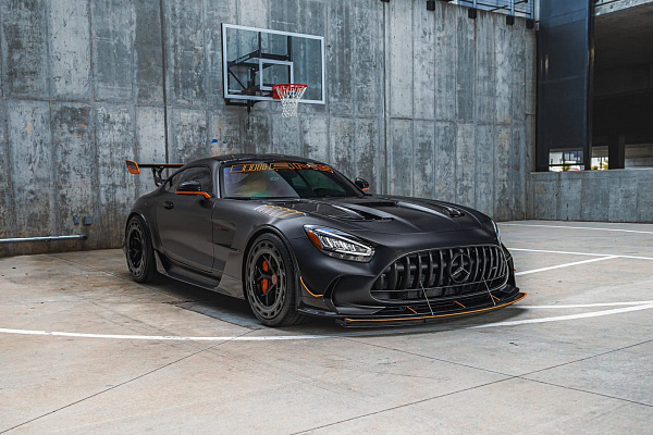 Фото дисков Brixton Forged PF7 Aerotech Черный сатин на Mercedes-Benz AMG GT I
