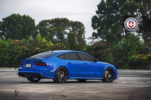Фото дисков HRE P104 Черный глянец на Audi A/RS 7 (4G)