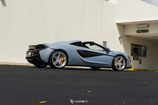 Фото дисков Anrky AN37 Глянцевый лак на McLaren 570S