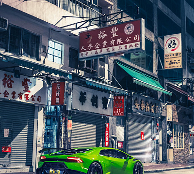 Фото дисков Brixton Forged PF7 Aerotech на Lamborghini Huracan