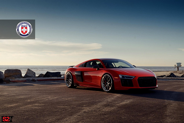 Фото дисков HRE S201H Черный сатин на Audi R8 (4S)