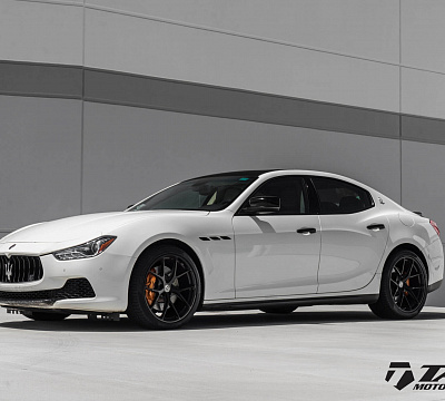 Фото дисков HRE P101 на Maserati Ghibli