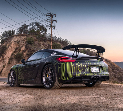 Фото дисков HRE R101 Lightweight на Porsche Cayman II