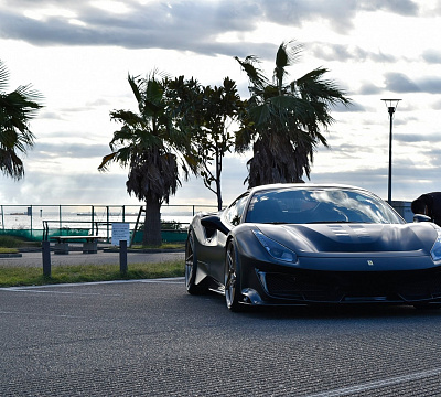 Фото дисков Anrky S1-X3 на Ferrari 488