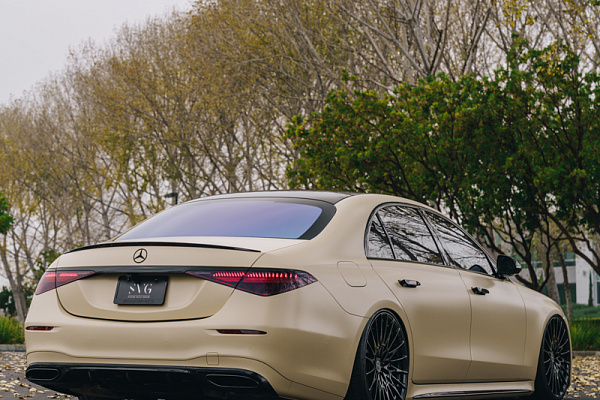 Фото дисков Brixton Forged HS1 Черный глянец на Mercedes-Benz S-Class (W223)