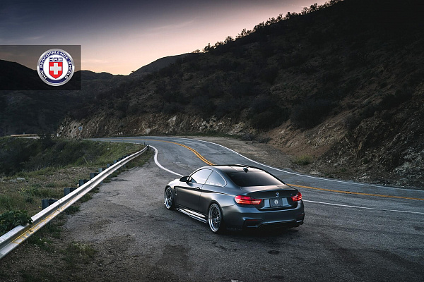 Фото дисков HRE 540 Глянцевый темный лак на BMW 4/M4 (F32/F82)