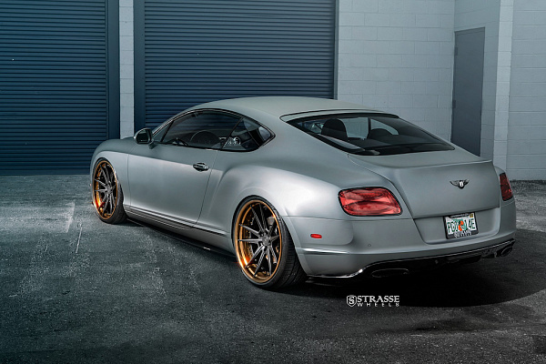 Фото дисков Strasse Wheels SV1 Deep Concave FS Другой цвет на Bentley Continental GT I
