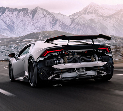 Фото дисков Strasse Wheels SV10M Deep Concave FS на Lamborghini Huracan