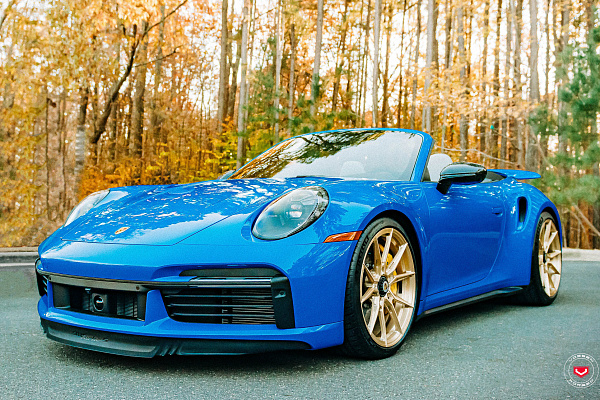 Фото дисков Vossen EVO-2R Глянцевая шампань на Porsche 911 VIII