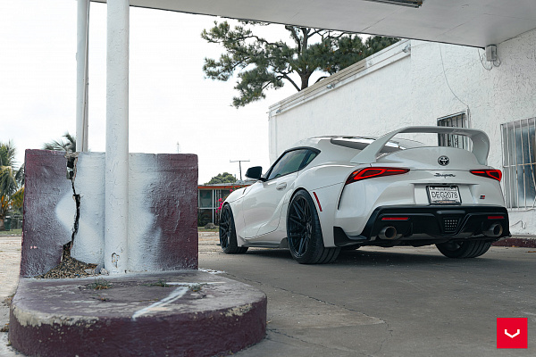 Фото дисков Vossen HF-7 Черный сатин на Toyota Supra A90