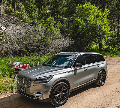 Фото дисков Vossen HF-5 на Lincoln Aviator II