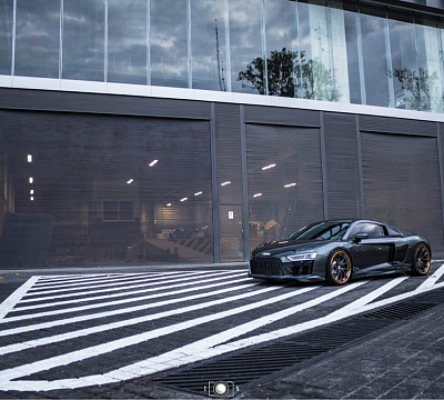 Фото дисков HRE S204 на Audi R8 (4S)