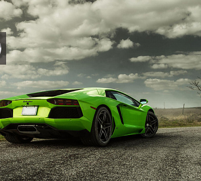 Фото дисков HRE S107 на Lamborghini Aventador