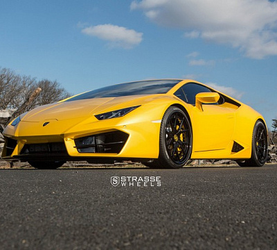 Фото дисков Strasse Wheels SM5R Deep Concave FS на Lamborghini Huracan
