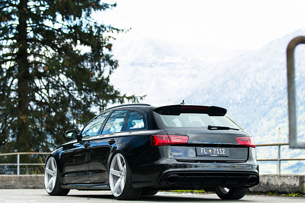 Фото дисков Vossen CV3 Серебро на Audi A/RS 6 (C7)