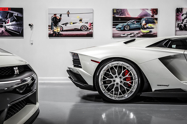 Фото дисков Anrky AN20 Полированный лак на Lamborghini Aventador