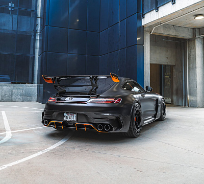 Фото дисков Brixton Forged PF7 Aerotech на Mercedes-Benz AMG GT I