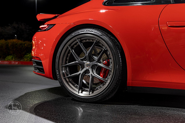 Фото дисков HRE S101SC Сатиновый графит на Porsche 911 VIII