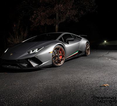 Фото дисков Vossen S21-01 на Lamborghini Huracan