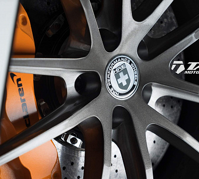 Фото дисков HRE P104 на McLaren 570S