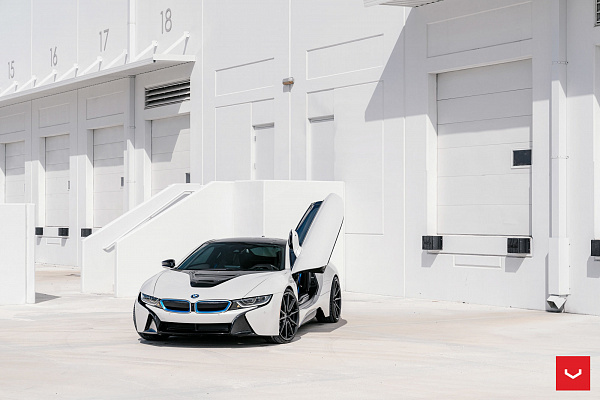 Фото дисков Vossen HF-3 Черный сатин на BMW i8