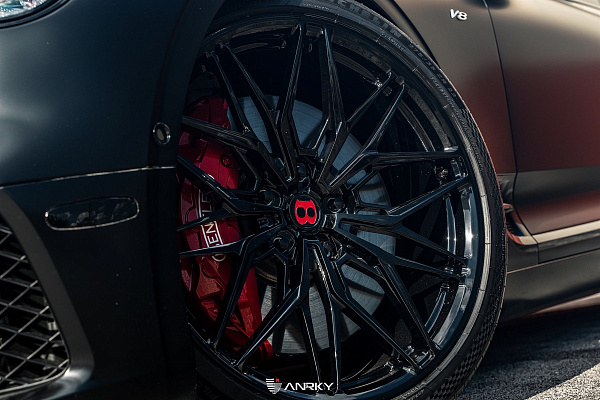 Фото дисков Anrky S1-X1 Черный глянец на Bentley Continental GT III