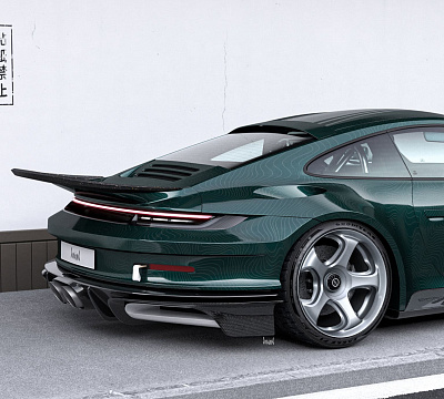 Фото дисков Brixton Forged TR06 на Porsche 911 VIII
