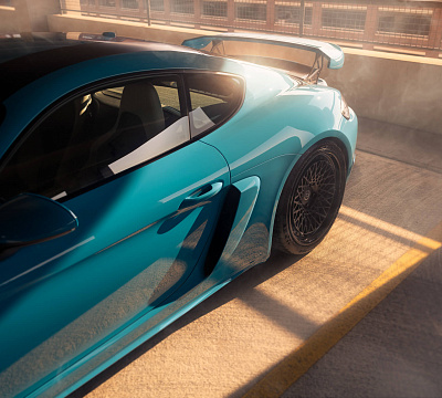 Фото дисков HRE 501 на Porsche Cayman III