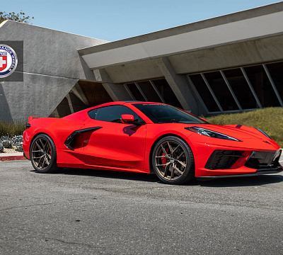Фото дисков HRE P101SC на Chevrolet Corvette C8