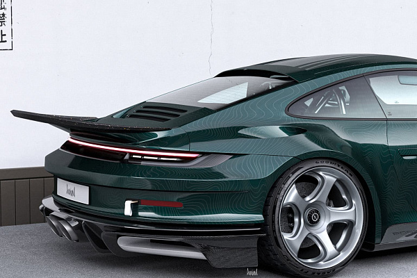 Фото дисков Brixton Forged TR06 Серебро на Porsche 911 VIII