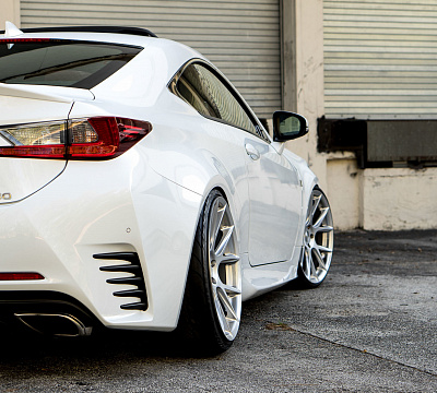 Фото дисков Vossen VFS-6 на Lexus RC