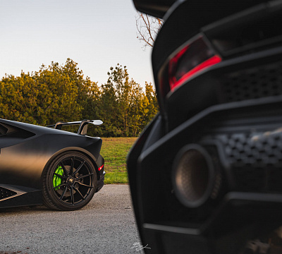 Фото дисков HRE P104SC на Lamborghini Huracan