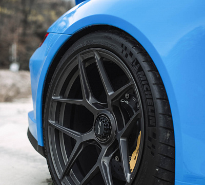 Фото дисков Brixton Forged PF7 на Porsche 911 VII