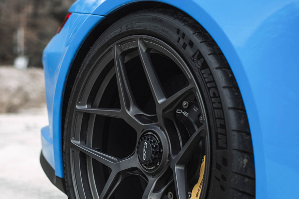 Фото дисков Brixton Forged PF7 Сатиновый темный лак на Porsche 911 VII
