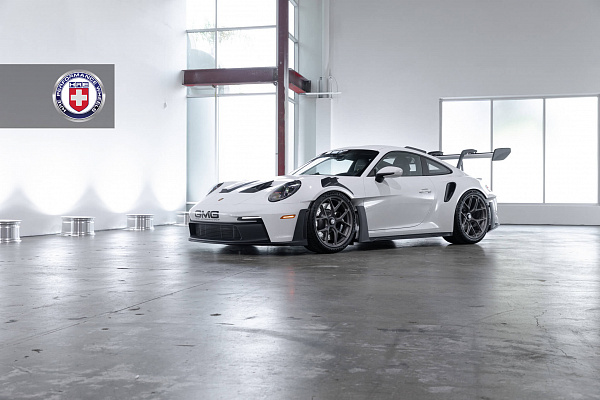 Фото дисков HRE R101 Lightweight Сатиновый темный лак на Porsche 911 VIII