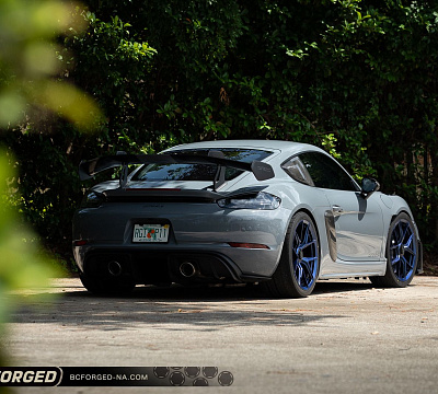 Фото дисков BC Forged ACL51 на Porsche Cayman II