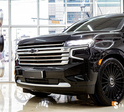 Фото дисков Vossen HF-8 на Chevrolet Tahoe V