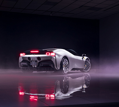 Фото дисков Vossen S21-02 на Ferrari SF90