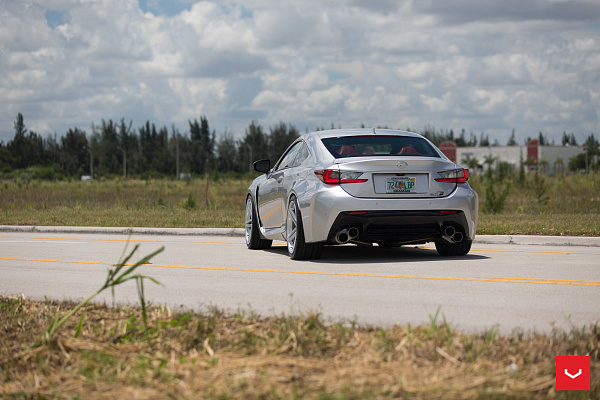 Фото дисков Vossen VFS-5 Серебро на Lexus RC