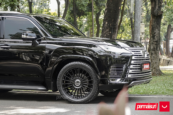 Фото дисков Vossen HF-8 Черный глянец на Lexus LX IV