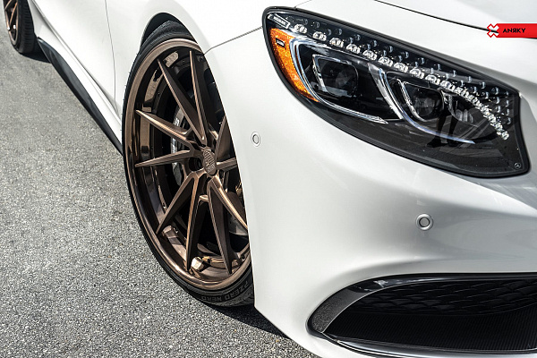 Фото дисков Anrky AN33 Сатиновая бронза на Mercedes-Benz S-Class (W222, C217)