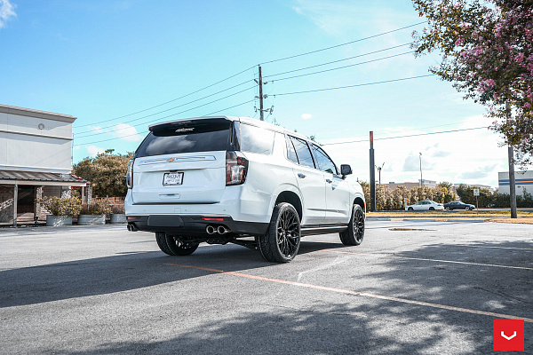 Фото дисков Vossen HF6-3 Черный глянец на Chevrolet Tahoe V