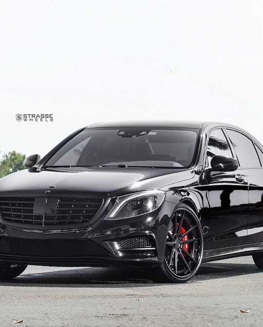 Фото дисков SV1 Deep Concave FS Черный сатин на Mercedes-Benz S-Class (W222, C217)