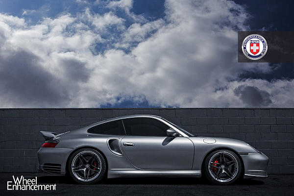 Фото дисков HRE S107 Глянцевый графит на Porsche 911 V