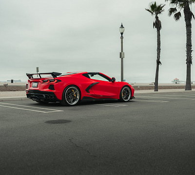 Фото дисков Vossen EVO-1 (3-Piece) на Chevrolet Corvette C8