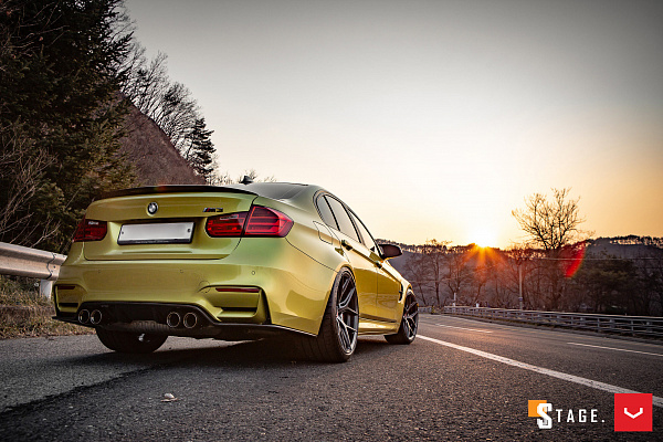 Фото дисков Vossen HF-5 Сатиновый графит на BMW 3/M3 (F3x/F80)