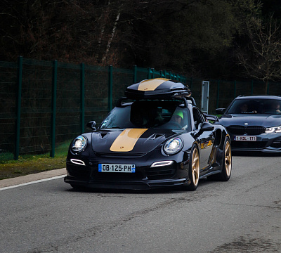 Фото дисков HRE 522M на Porsche 911 VII