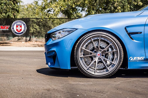 Фото дисков HRE S104 Глянцевый тонированный лак на BMW 4/M4 (F32/F82)