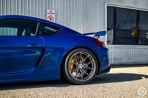 Фото дисков HRE R101 Lightweight Глянцевый тонированный лак на Porsche Cayman II