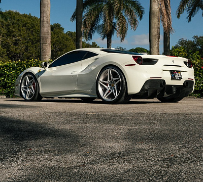 Фото дисков Anrky S1-X3 на Ferrari 488